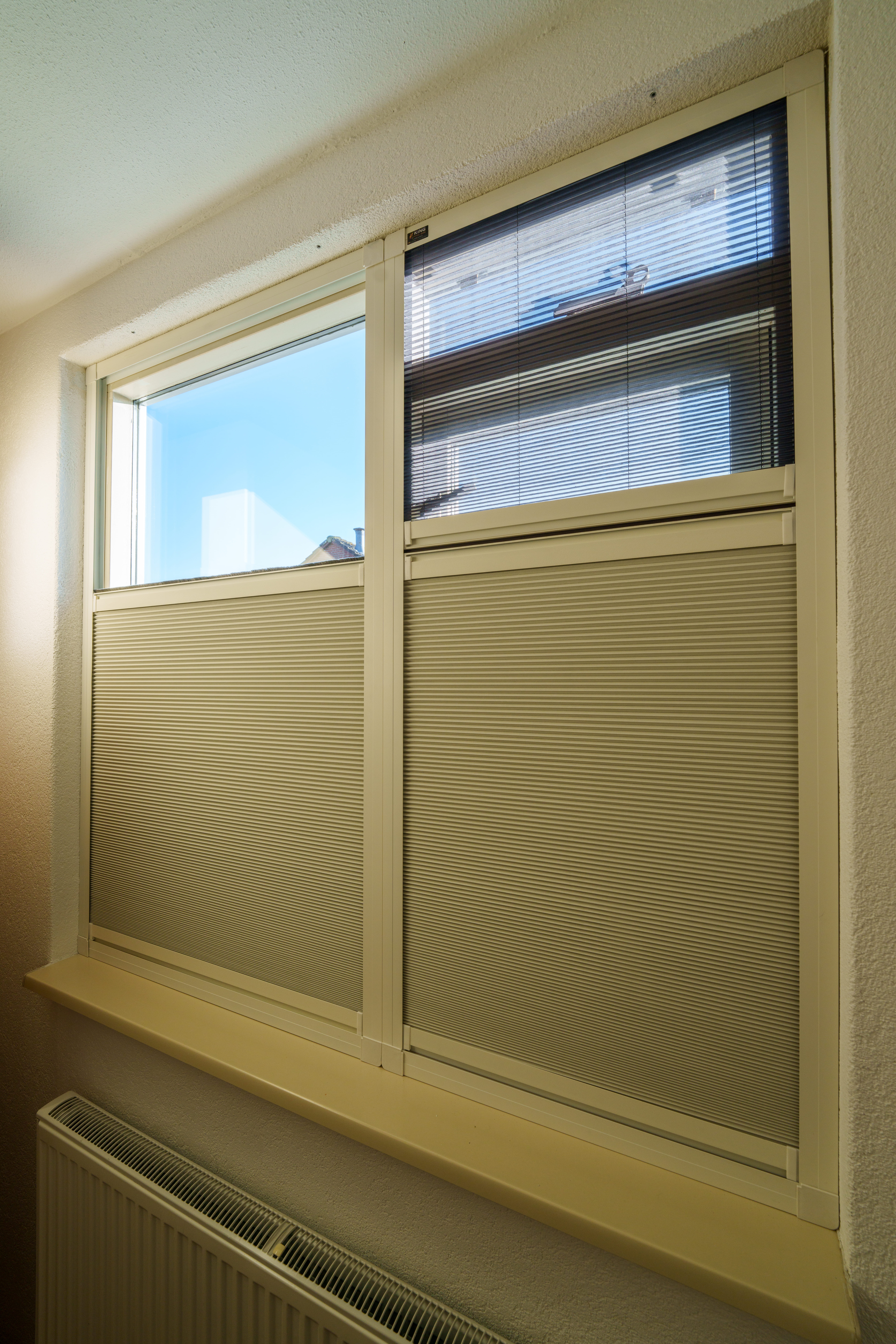 Plissés in een moderne keuken