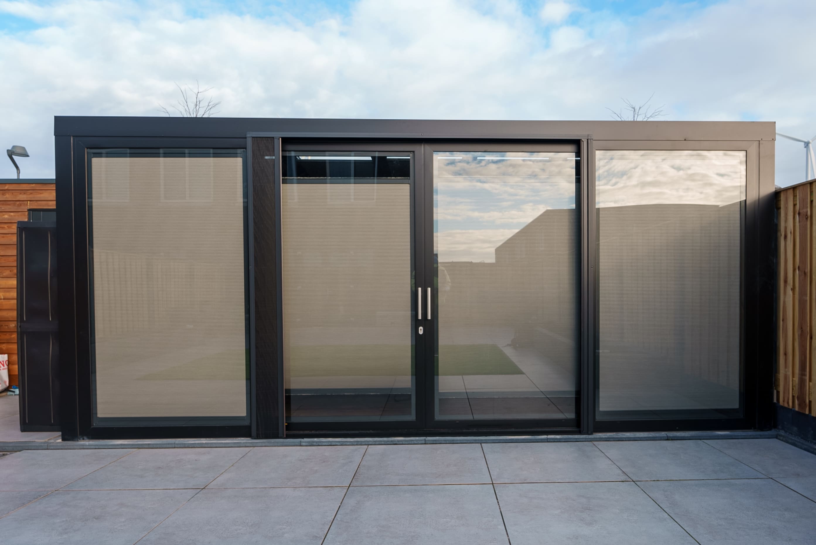 Plissés bij openslaande deuren